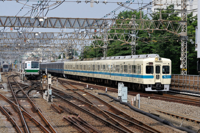 Обои картинки фото техника, электрички, рельсы, поезда