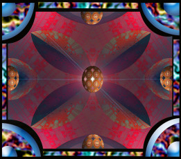 Картинка 3д графика fractal фракталы фон цвета узор