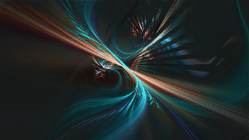 Картинка 3д графика fractal фракталы цвета узор