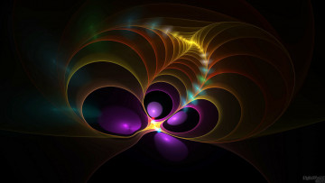 Картинка 3д графика fractal фракталы узор