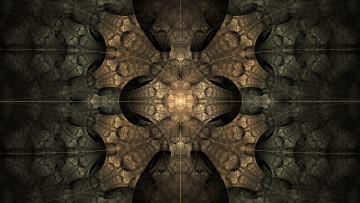 Картинка 3д графика fractal фракталы узор