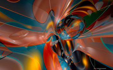 Картинка 3д графика fractal фракталы узор