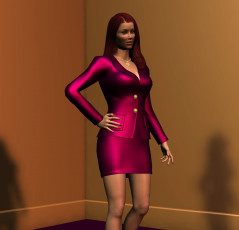 Картинка 3д+графика люди+ people взгляд девушка