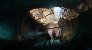 Картинка видео+игры left+4+dead хоррор 4 left зомби экшен dead шутер арт