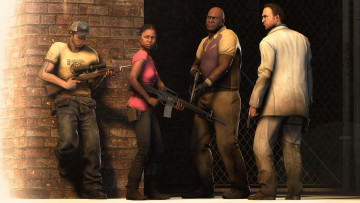 Картинка видео+игры left+4+dead+2 +the+sacrifice dead 4 left экшен хоррор зомби шутер 2