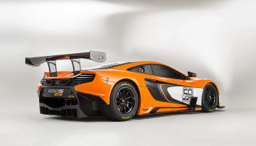 обоя 2014 mc laren 650s gt3, автомобили, mclaren, металлик, тюнинг, оранжевый