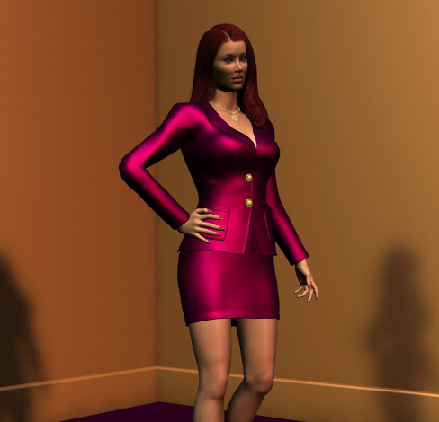 Обои картинки фото 3д графика, люди , people, взгляд, девушка