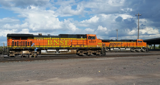 Обои картинки фото техника, локомотивы, локомотив, рельсы, дорога, железная