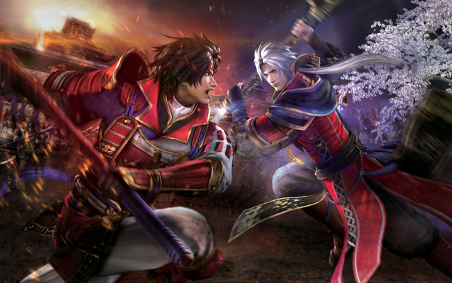Обои картинки фото samurai warriors 4, видео игры, самураи