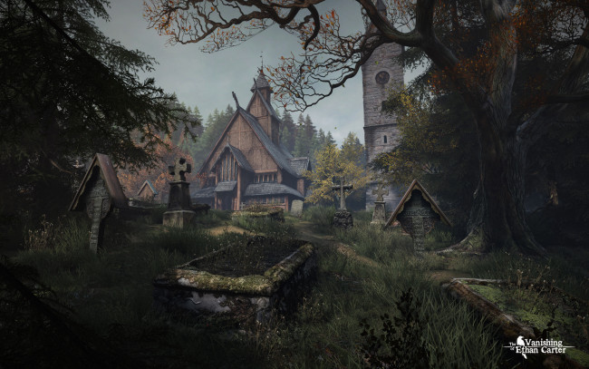 Обои картинки фото the vanishing of ethan carter, видео игры, of, vanishing, исчезновение, хоррор, the, игра, carter, ethan, картера, итана
