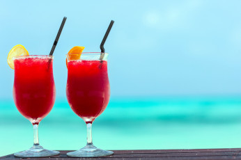 Картинка еда напитки +коктейль апельсин лимон