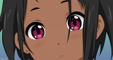 Картинка аниме tamako+market взгляд девушка фон