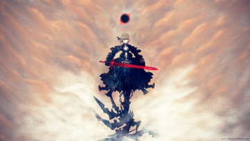 Картинка аниме fate stay+night сейбер