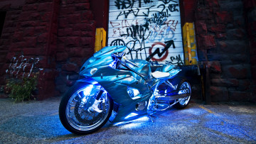 Картинка мотоциклы customs gsx-r1000 suzuki custom stretched