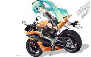 Картинка аниме vocaloid взгляд фон девушка