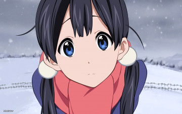 Картинка аниме tamako+market взгляд фон девушка