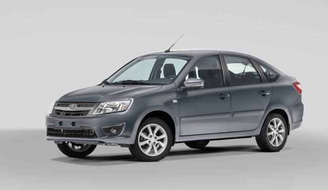 Обои картинки фото автомобили, ваз, лифтбек, granta, lada