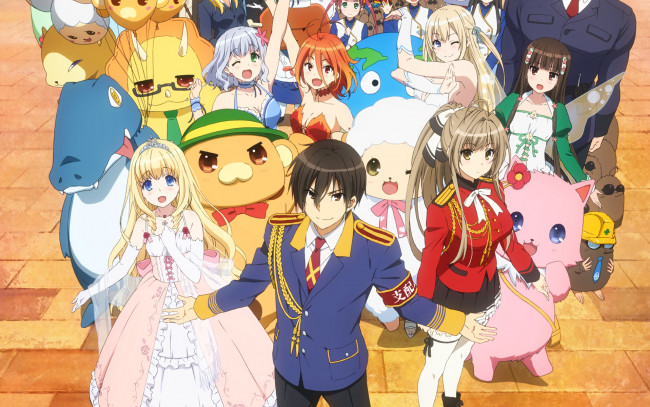 Обои картинки фото amagi brilliant park, аниме, персонаж
