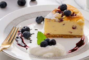 Картинка еда пироги десерт голубика торт