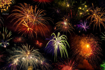 Картинка разное салюты +фейерверки салют праздник фейерверк