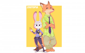 обоя мультфильмы, zootopia, зверополис