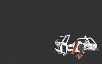 Картинка рисованное минимализм звёздные войны star wars дарт вэйдер штурмовик спасение