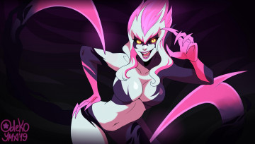Картинка видео+игры league+of+legends девушка когти evelynn