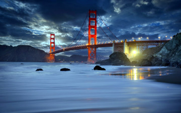 Картинка города сан-франциско+ сша golden gate bridge