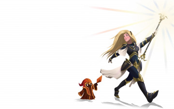 Картинка видео+игры league+of+legends посох свет lux