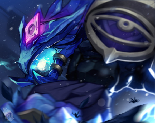 Обои картинки фото видео игры, league of legends, монстр, магия, rek'sai