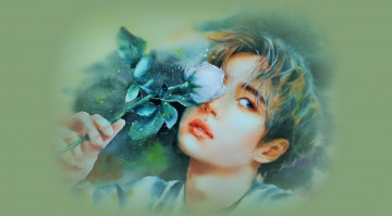 Картинка ван+ибо wang+yi+bo рисованное люди ван ибо wang yi bo