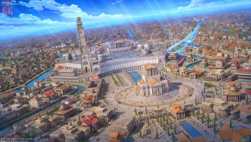 Картинка фэнтези иные+миры +иные+времена город