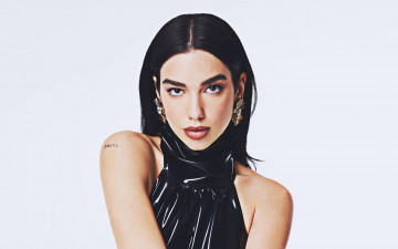 Картинка музыка dua+lipa серьги тату