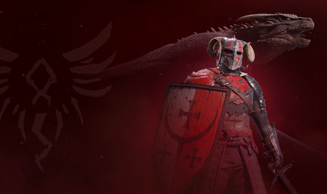 Обои картинки фото видео игры, century,  age of ashes, дракон, рыцарь