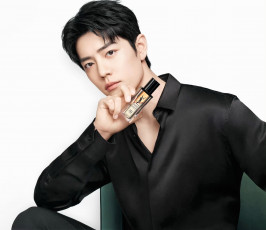 Картинка мужчины xiao+zhan актер рубашка флакон