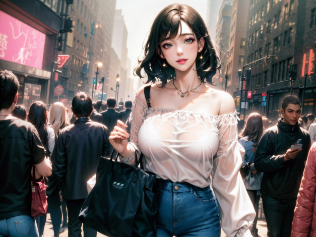 Обои картинки фото 3д графика, люди , people, нейросети, графика, нейроарт, ai, art, нейронные, сети, рисунки, нейро, искусство