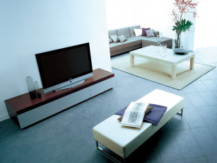 обоя интерьер, гостиная