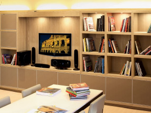 обоя интерьер, кабинет, библиотека, офис