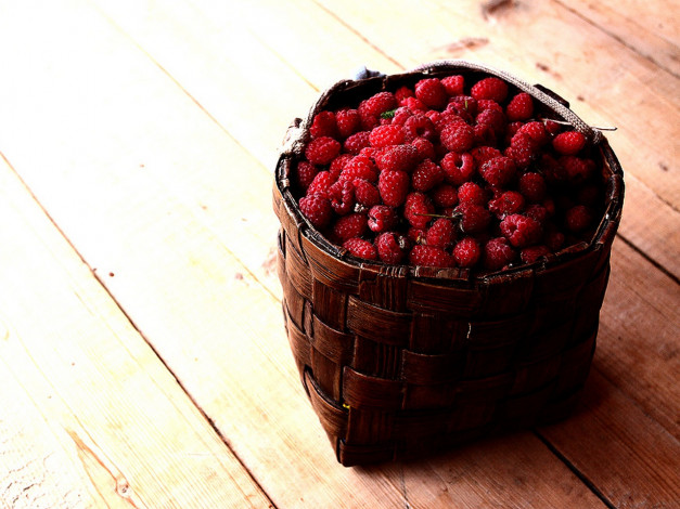 Обои картинки фото еда, малина