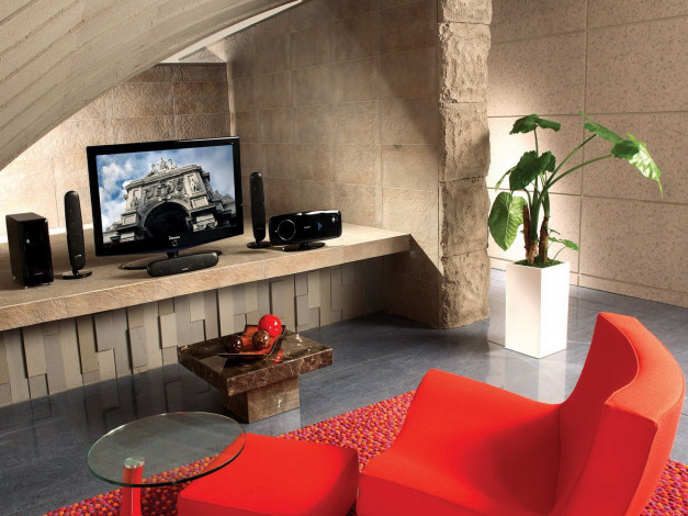 Обои картинки фото интерьер, гостиная