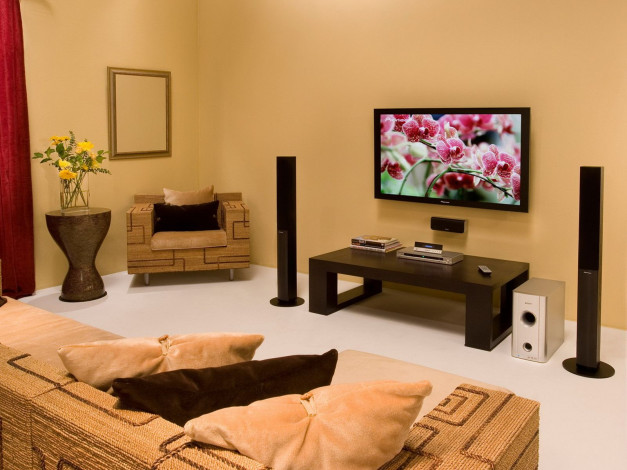 Обои картинки фото интерьер, гостиная