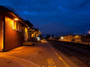 Картинка города огни ночного