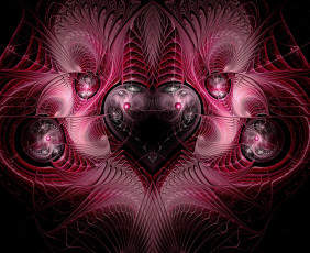 Картинка 3д графика fractal фракталы фрактал