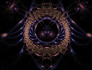 Картинка 3д графика fractal фракталы фрактал