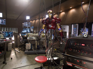 Картинка 3д графика fantasy фантазия железный человек