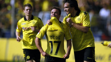 Картинка спорт футбол borussia dortmund mario gotze bundesliga