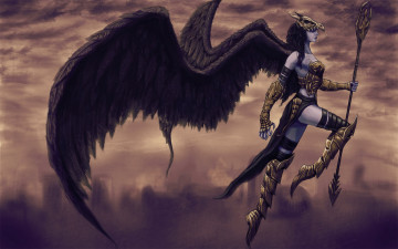 Картинка фэнтези ангелы девушка ангел