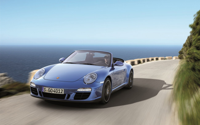 Обои картинки фото porsche, 911, carrera, gts, cabriolet, 2012, автомобили