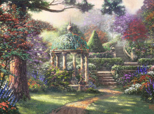 Картинка рисованные thomas kinkade