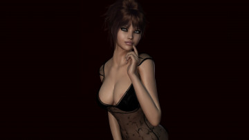 Картинка 3д графика people люди взгляд